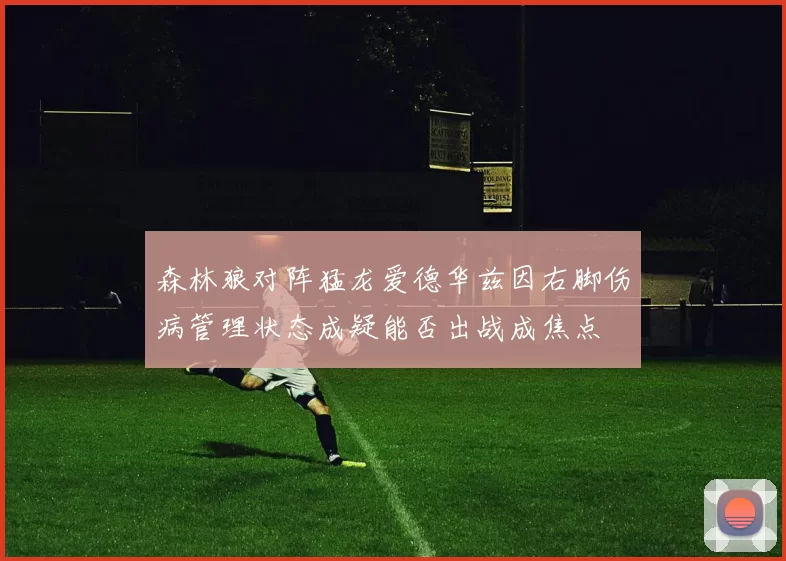 森林狼对阵猛龙爱德华兹因右脚伤病管理状态成疑能否出战成焦点