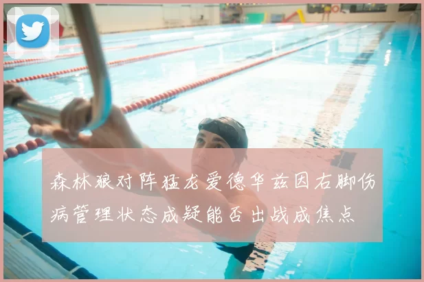 森林狼对阵猛龙爱德华兹因右脚伤病管理状态成疑能否出战成焦点