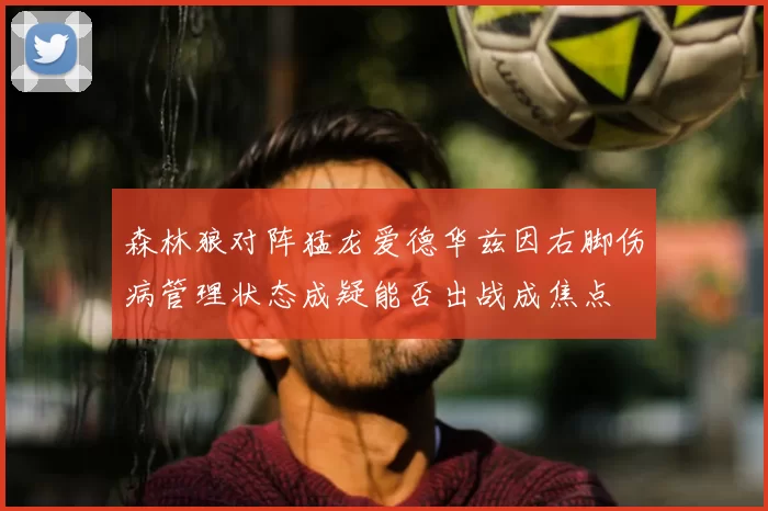 森林狼对阵猛龙爱德华兹因右脚伤病管理状态成疑能否出战成焦点